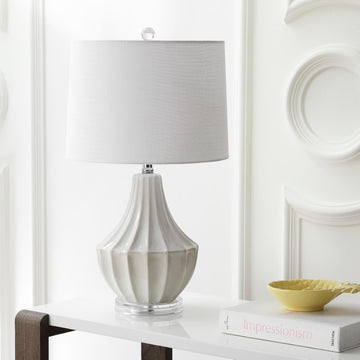 Tate 24.5" Ceramic LED Table Lamp - JONATHAN Y